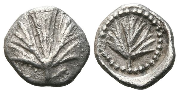 Sicily, Selinos, c. 515-480/70 BC. AR Obol (10 mm, 0.68 g).