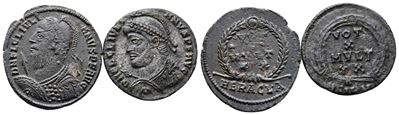 Julian II (360-363). Lot Of 2 Æ Coins