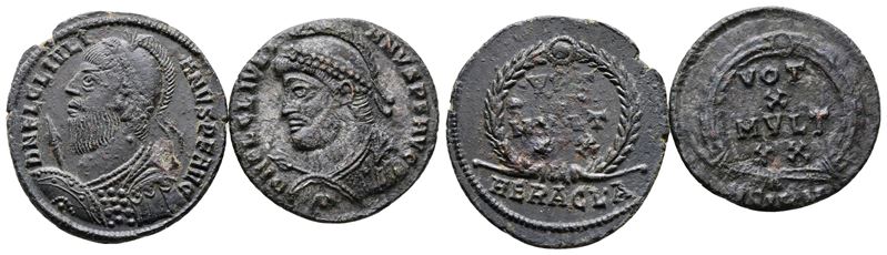 Julian II (360-363). Lot Of 2 Æ Coins