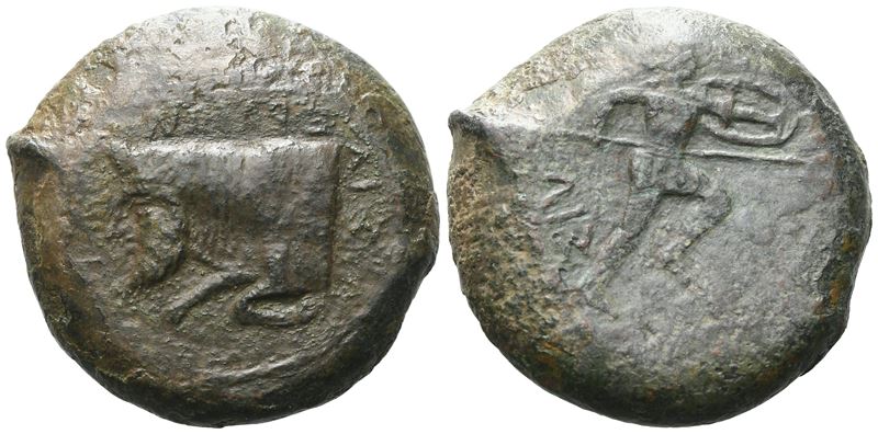 Sicily, Sileraioi, C. 340-330 Bc. Æ Litra (29 MM, 33.46 G).