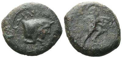 Sicily, Sileraioi, C. 340-330 Bc. Æ (19 MM, 7.40 G).