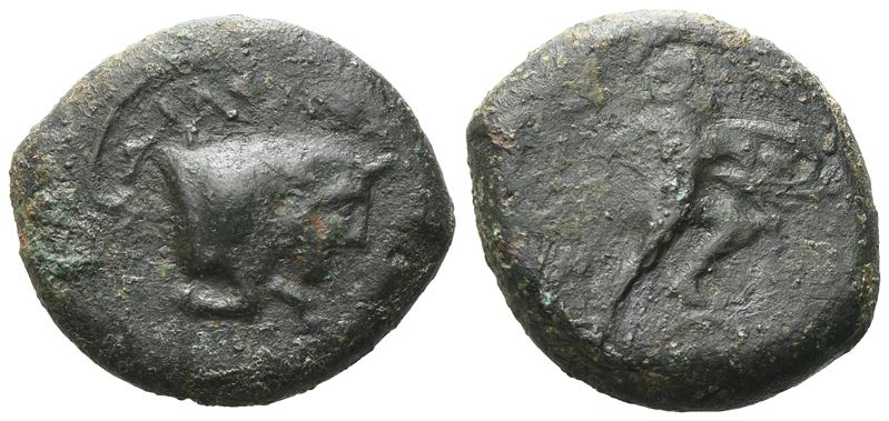 Sicily, Sileraioi, C. 340-330 Bc. Æ (19 MM, 7.40 G).
