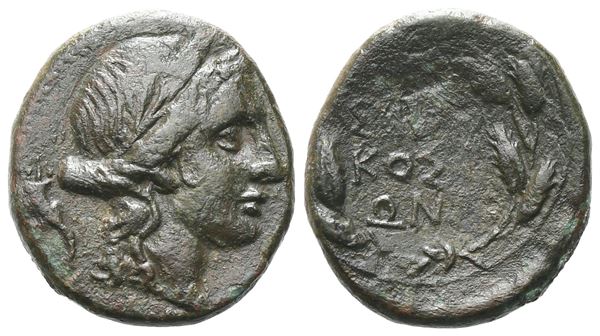 Sicily, Syracuse. Roman rule, after 212 BC. Æ (16 mm, 3.40 g).