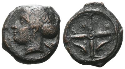 Sicily, Syracuse, C. 415-405 Bc. Æ Hemilitron (15 MM, 3.61 G).
