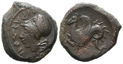 Sicily, Syracuse, 400-390 Bc. Æ Litra (19 MM, 6.82 G).