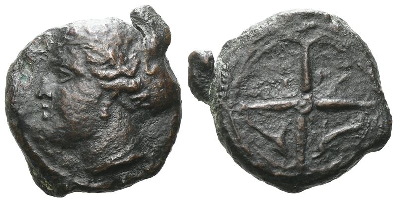 Sicily, Syracuse, C. 415-405 Bc. Æ Hemilitron (15 MM, 3.83 G).