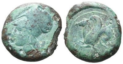 Sicily, Syracuse, 400-390 Bc. Æ Litra (19 MM, 6.73 G).