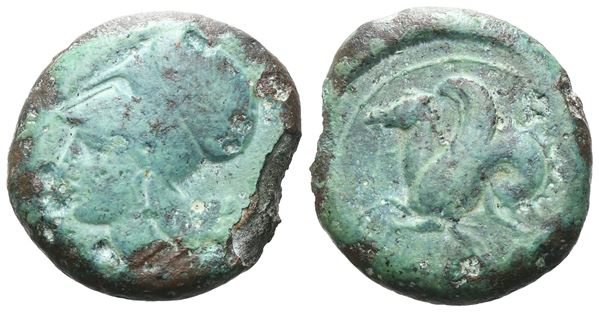 Sicily, Syracuse, 400-390 BC. Æ Litra (19 mm, 6.73 g).
