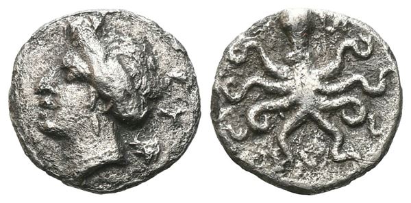 Sicily, Syracuse, 344-317 BC. AR Litra (10 mm, 0.55 g).