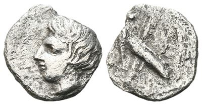 Sicily, Soloi(?), C. 344-339 Bc. Ar Litra (11 MM, 0.71 G).
