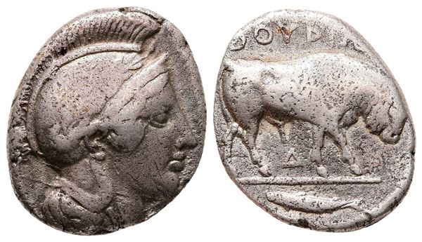 Southern Lucania, Thourioi, c. 443-400 BC. AR Stater (21mm, 6.72g).