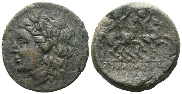 Sicily, Syracuse, 214-212 BC. Æ (24 mm, 10.70 g).