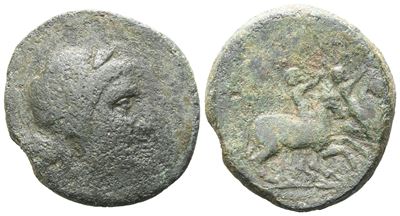 Sicily, Syracuse, 214-212 Bc. Æ (22 MM, 9.70 G).