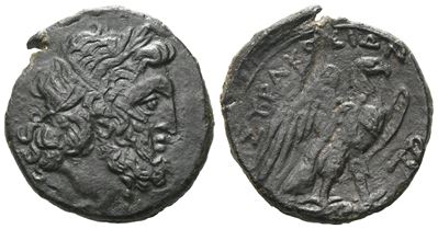 Sicily, Syracuse, 214-212 Bc. Æ (20 MM, 5.88 G).