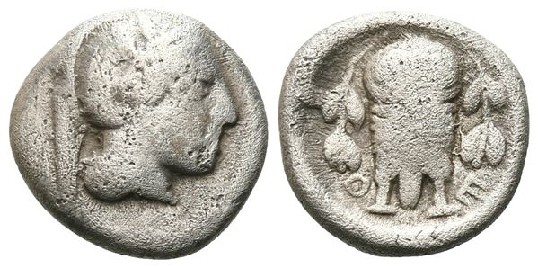 Attica, Athens, c. 454-404 BC. AR Hemidrachm (16 mm, 1.90 g).