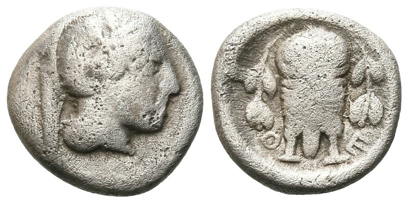 Attica, Athens, C. 454-404 Bc. Ar Hemidrachm (16 MM, 1.90 G).