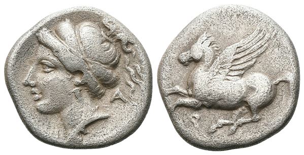 Corinth, c. 350-300 BC. AR Drachm (15 mm, 2.59 g).