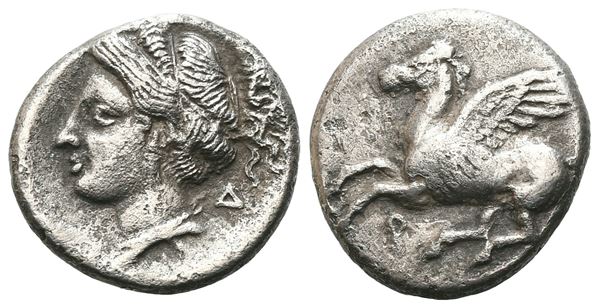 Corinth, c. 350-300 BC. AR Drachm (14 mm, 2.34 g).