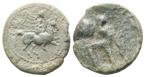 Thessaly, Pelinna, c. 400-375 BC. Æ Chalkous (14 mm, 1.51 g).