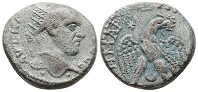 Macrinus (217-218). Mesopotamia, Carrhae. Ar Tetradrachm (24mm, 11.03g).