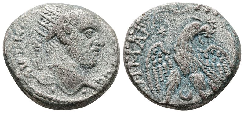 Macrinus (217-218). Mesopotamia, Carrhae. Ar Tetradrachm (24mm, 11.03g).