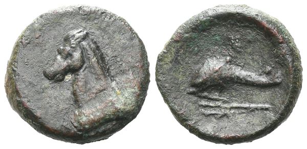 Akarnania, Leukas, c. 300-200 BC. Æ (13 mm, 2.58 g).