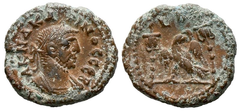 Carinus (caesar, 282-283). Egypt, Alexandria. Bi Tetradrachm