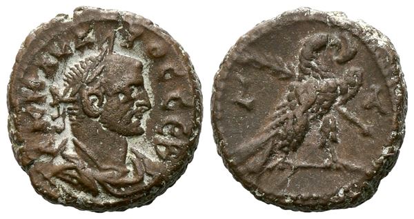 Carus (282-283). Egypt, Alexandria. BI Tetradrachm