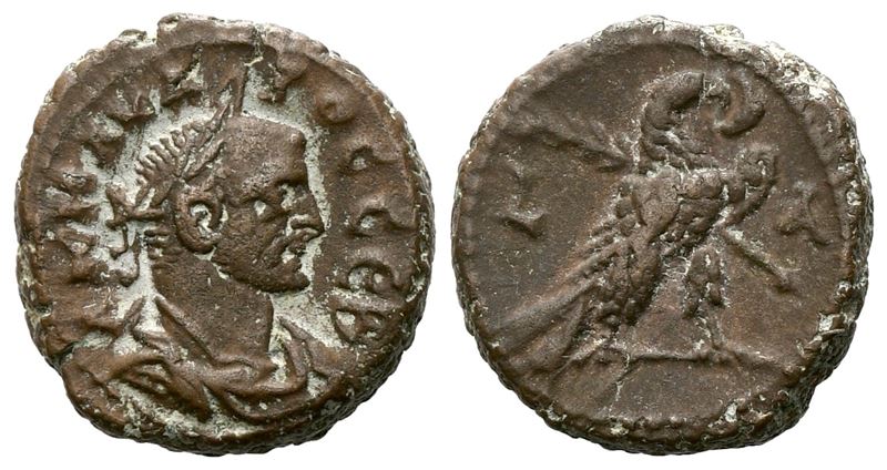 Carus (282-283). Egypt, Alexandria. Bi Tetradrachm
