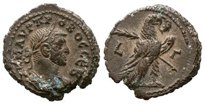Probus (276-282). Egypt, Alexandria. Bi Tetradrachm