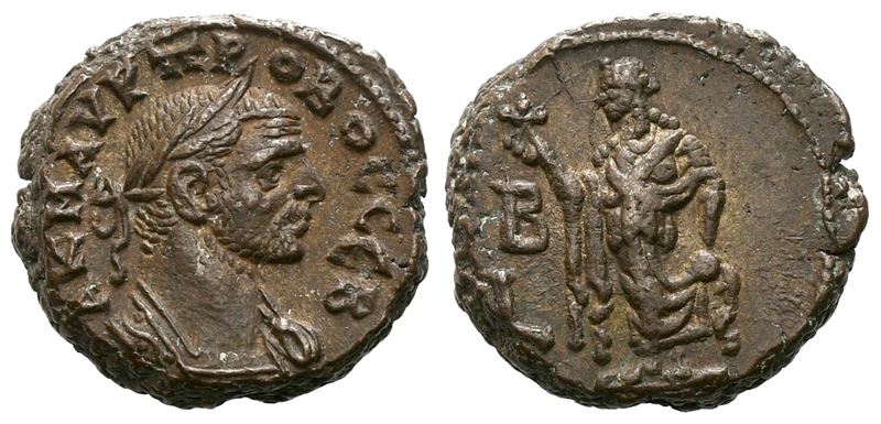 Probus (276–282), Tetradracma in bronzo (BI), Alessandria d’Egitto, anno 2 (AD 276/7)