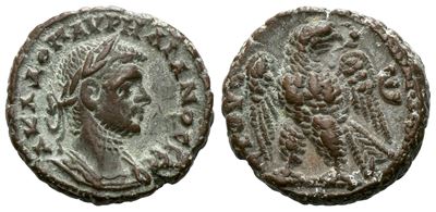 Aurelian (270-275). Egypt, Alexandria. Bi Tetradrachm