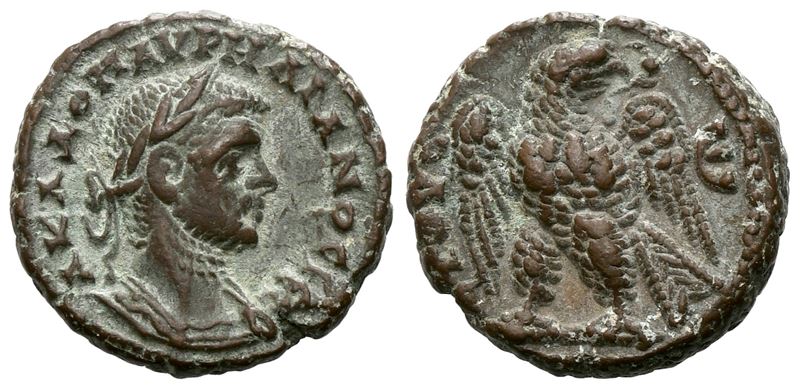 Aurelian (270-275). Egypt, Alexandria. Bi Tetradrachm