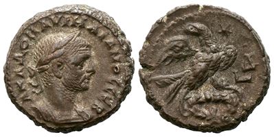 Aurelian (270-275). Egypt, Alexandria. Bi Tetradrachm