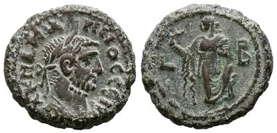 Carinus (caesar, 282-283). Egypt, Alexandria. Bi Tetradrachm