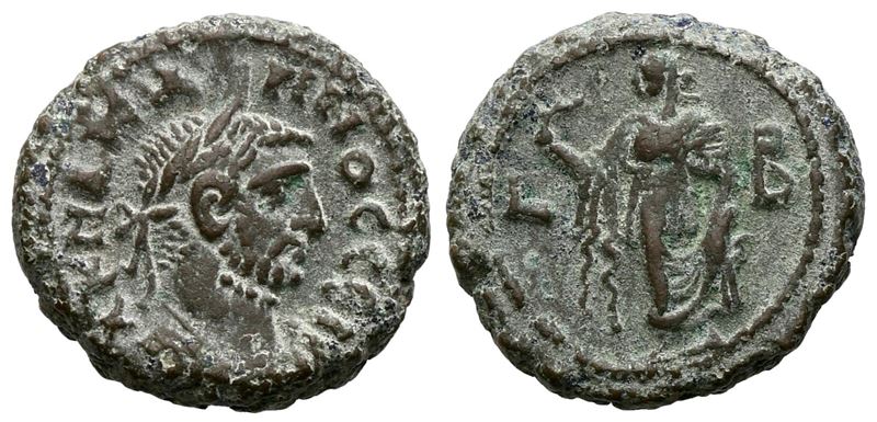 Carinus (caesar, 282-283). Egypt, Alexandria. Bi Tetradrachm