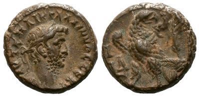 Gallienus (253–268), BI Tetradrachm di Alessandria (Egitto), anno 14 (AD 266/7)