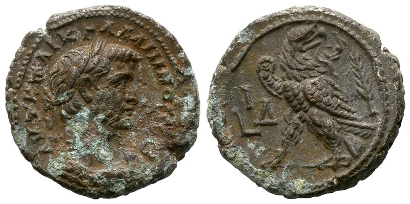 Gallienus (253-268). Egypt, Alexandria. Bi Tetradrachm
