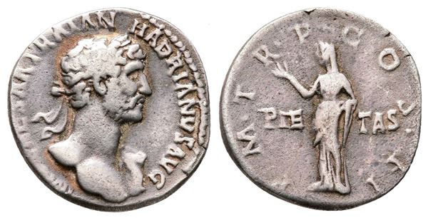 Hadrian (117-138). Replica of AR Denarius (17mm, 2.06g).