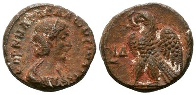 Salonina (augusta, 254-268). Egypt, Alexandria. Bi Tetradrachm