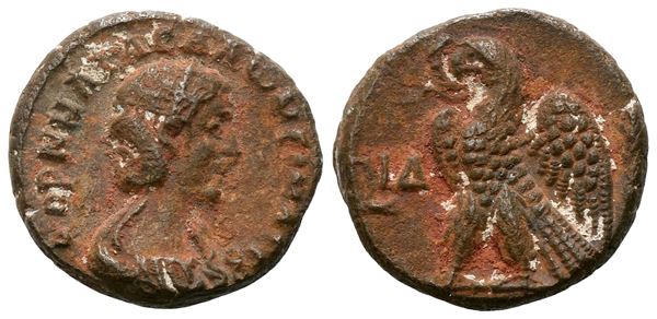 Salonina (Augusta, 254-268). Egypt, Alexandria. BI Tetradrachm