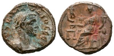 Claudius II (268-270). Egypt, Alexandria. Bi Tetradrachm