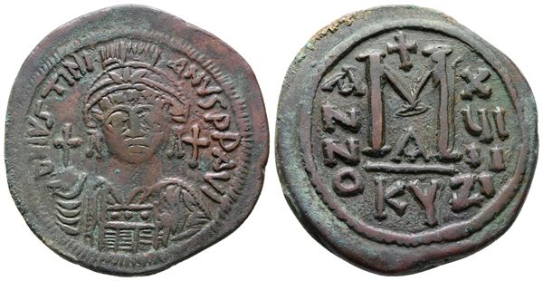 Justinian I (527-565). Æ 40 Nummi (36mm, 19.82g).  - Auction Greek, Roman and Byzantine Coins	 - Bertolami Fine Art - Prague