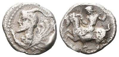 Sicily, Himera, C. 430 Bc. Ar Litra (11 MM, 0.71 G).