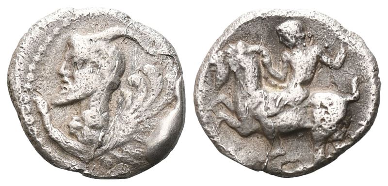 Sicily, Himera, C. 430 Bc. Ar Litra (11 MM, 0.71 G).