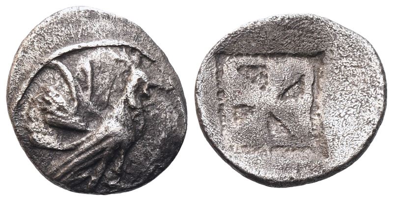 Sicily, Himera, Litra, C. 525-500 Bc; Ar (0,81 G; 11,7 MM; 10 H)