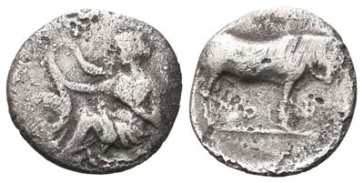 Sicily, Selinos, C. 417-409 Bc. Ar Litra (12 MM, 0.69 G).