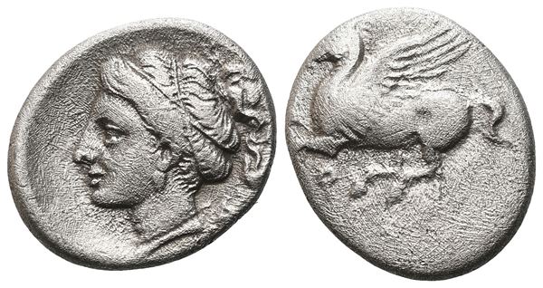 Corinth, c. 350-300 BC. AR Drachm (15 mm, 2.41 g).