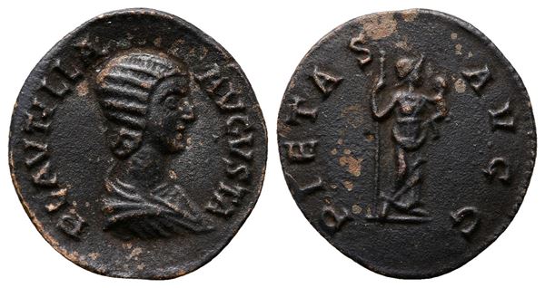 Plautilla (Augusta, 202-205). Replica of AR Denarius (18mm, 1.73g).