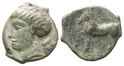Sicily, Eryx, C. 4th Century Bc. Æ (12 MM, 2.08 G).